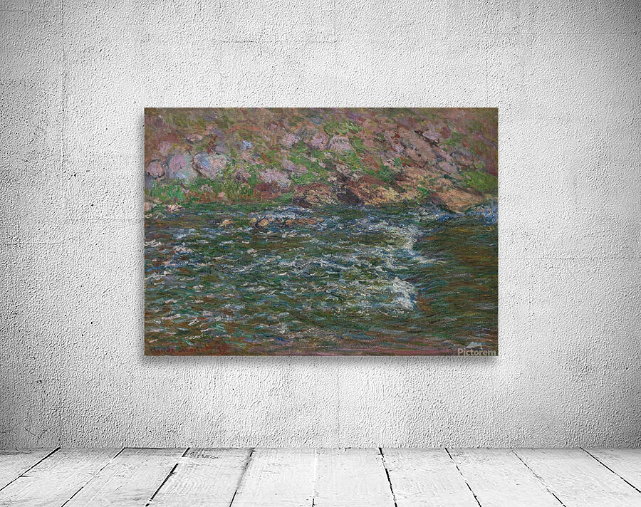 Rapids on the Petite Creuse at Fresselines [1889] by Claude Monet [1840–1926] Wall Preview