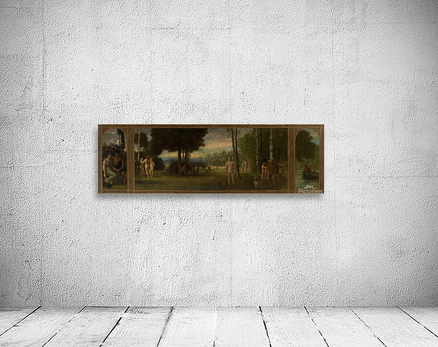 Der Garten Eden [1891] by Albert Lang [1847–1933] Wall Preview