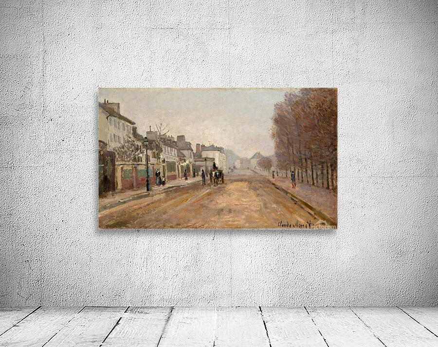 Boulevard Héloise. Argenteuil [1872] by Claude Monet [1840–1926] Wall Preview