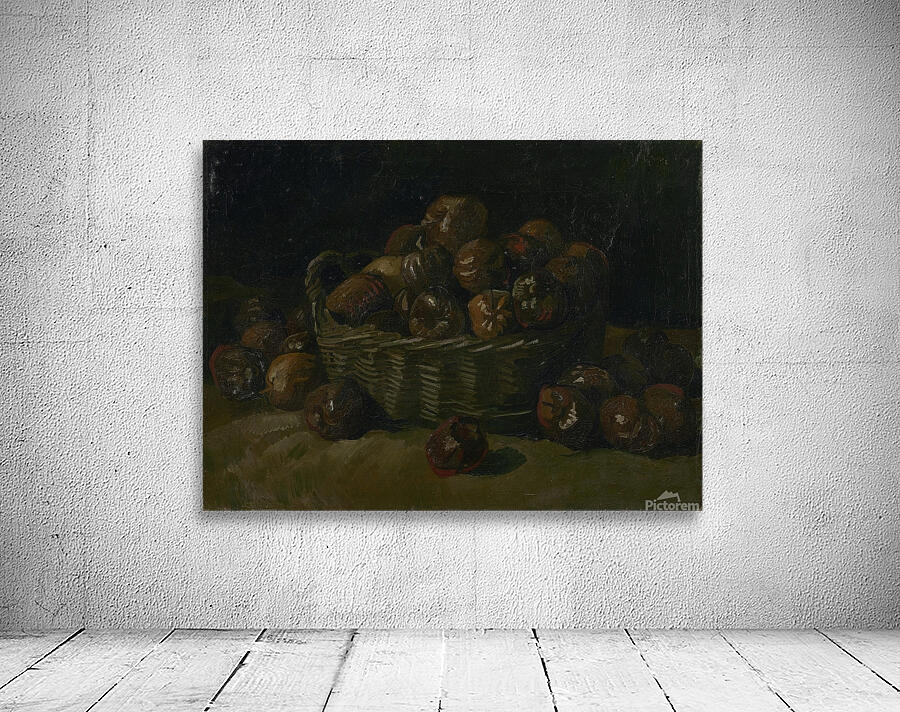 Basket of apples [1885] by Vincent van Gogh [1853–1890] Wall Preview
