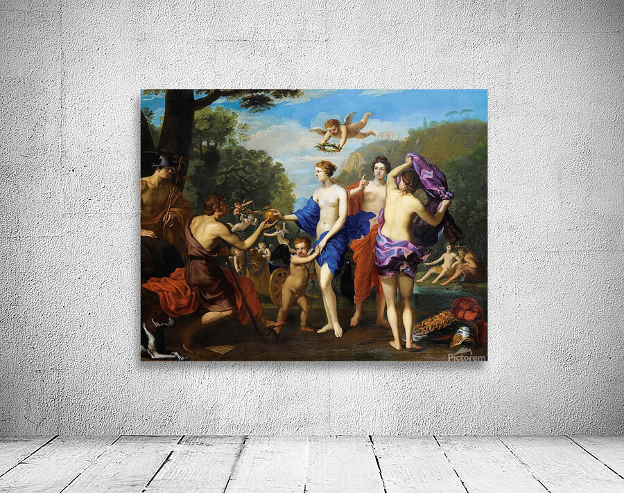 Le Jugement De Paris [The Judgment  Of Paris] by Charles Errard [1606–1689] Wall Preview