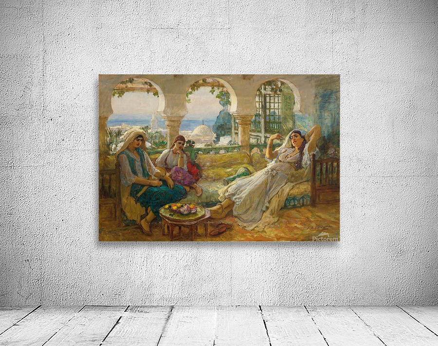 On The Terrace by Frederick Arthur Bridgman [1847–1928] Wall Preview