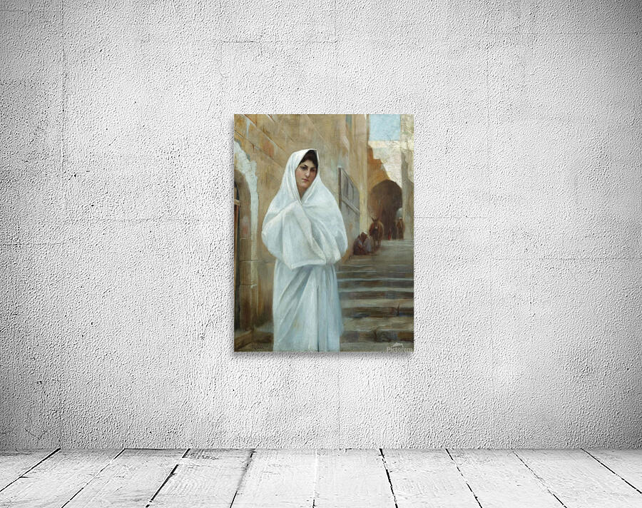 Young Girl. Jerusalem by Theodoros Ralli [1852–1909] Wall Preview