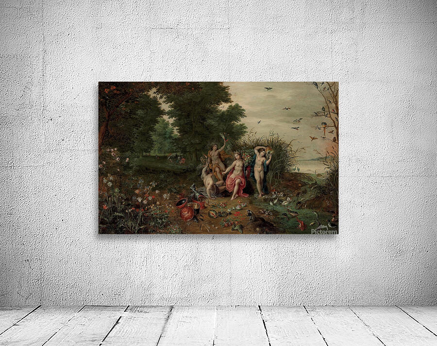 An allegory of the Four Elements by Hendrik van Balen [1575–1632] Wall Preview