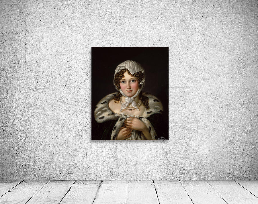 Dameportrett. Signora Contessa di Mollinasko [1834] by Jacob Munch [1776–1839] Wall Preview