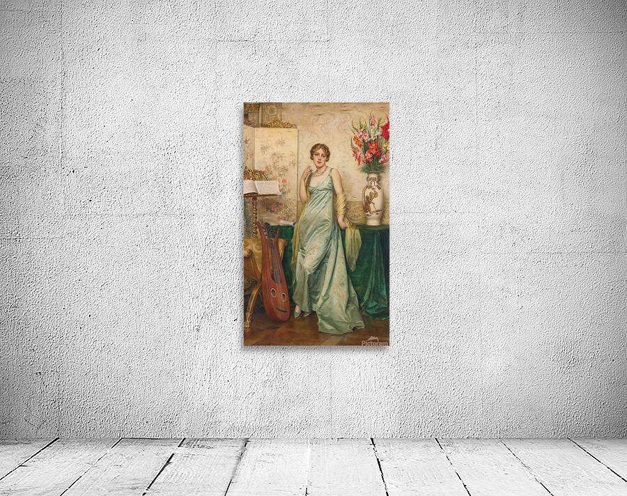 A Pause In The Music by Frédéric Soulacroix [1858–1933] Wall Preview