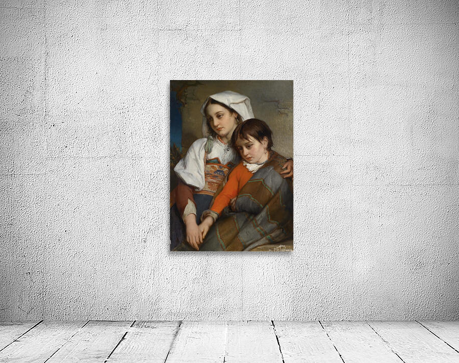 Schwestern by Jean François Portaels [1818–1895] Wall Preview