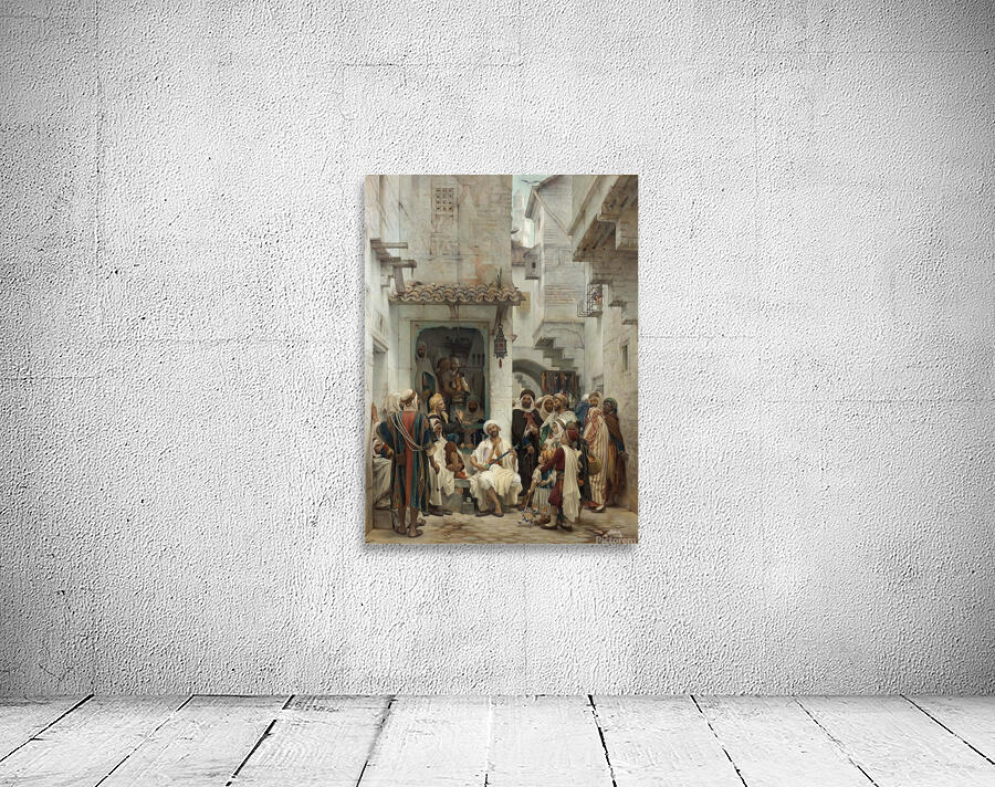 The Performance by Guillaume–Charles Brun [1825–1908] Wall Preview