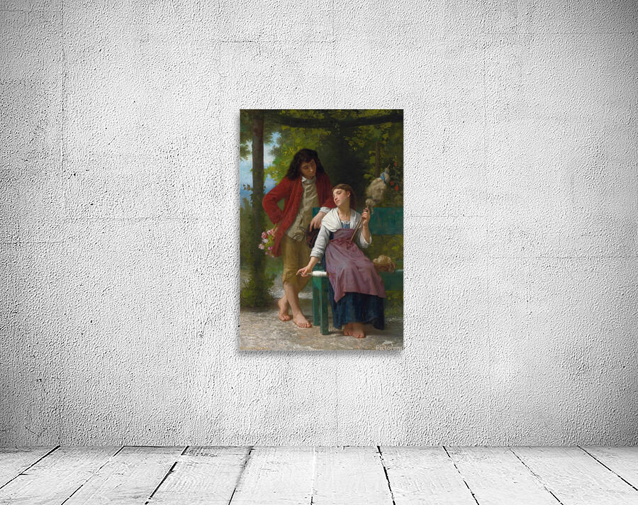 Before The Engagement by Elizabeth Jane Gardner Bouguereau [1837–1922] Wall Preview