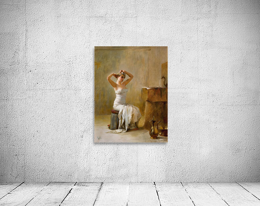 After The Bath by Theodoros Ralli [1852–1909] Wall Preview
