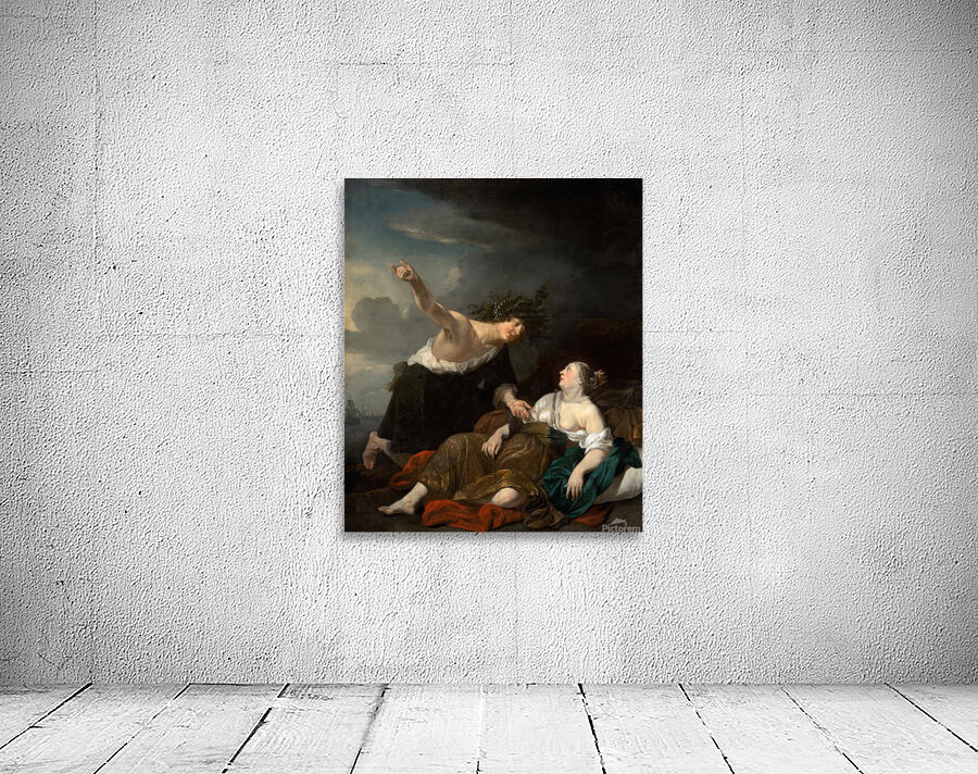 Bacchus And ariadne [1650] by Jacob Van Loo [1614–1670] Wall Preview