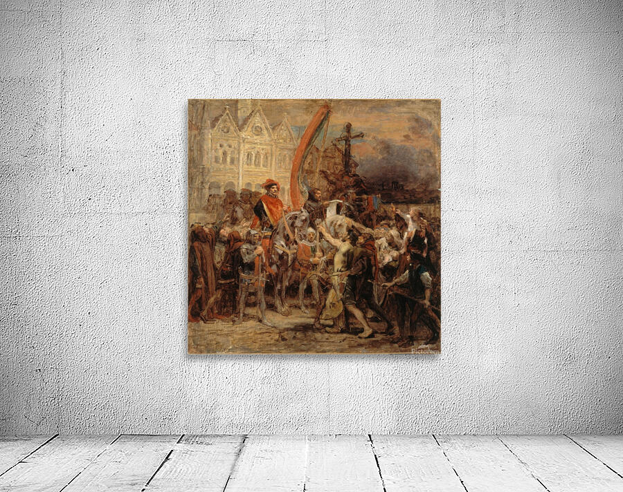 Etienne Marcel et la Grande Ordonnance de 1357 [1883] by Diogène Maillart [1840–1926] Wall Preview