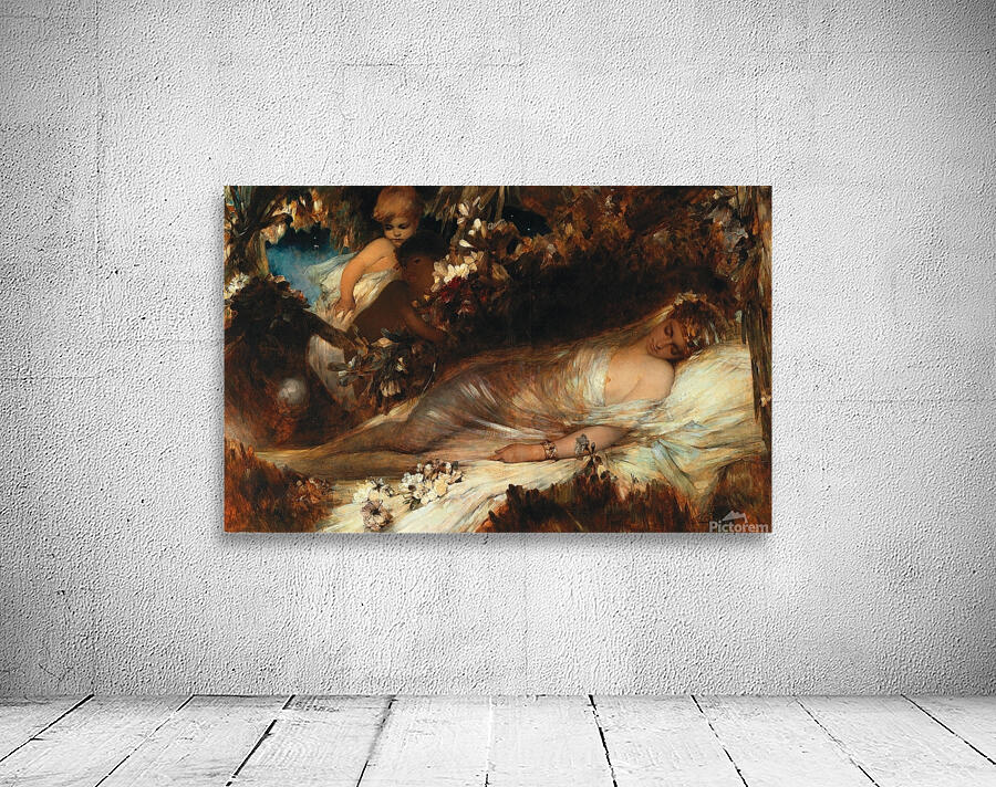 Titania Sleeping by Heinrich Faust [1843–1891] Wall Preview