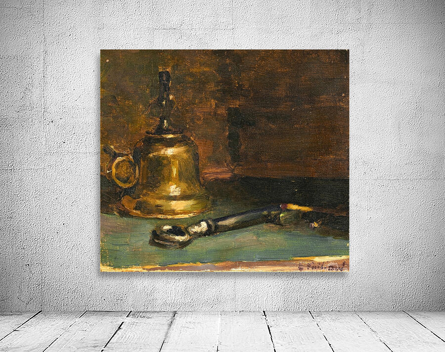 Nature morte à la lampe [circa 1888] by Édouard Vuillard [1868–1940] Wall Preview