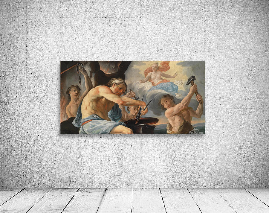 Vulcan Forges The Arms For Aeneas by Jacques Firens [Circle] [ca 1582–ca 1620] Wall Preview