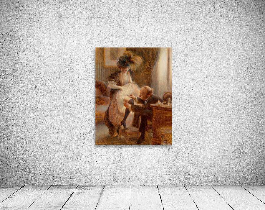 Lifting her petticoat by Albert Guillaume [1873–1942] Wall Preview