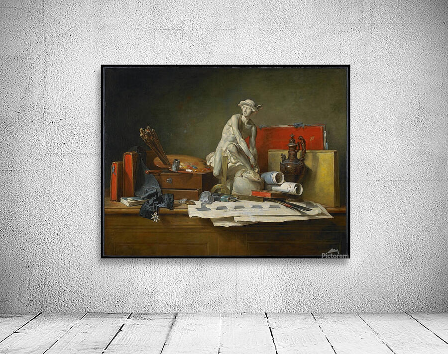 The attributes of the arts and the rewards which are accorded them [1766] by Jean Siméon Chardin [1699–1779] Wall Preview