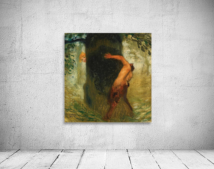 Neckerei [The Tease] by Franz von Stuck [1863–1928] Wall Preview