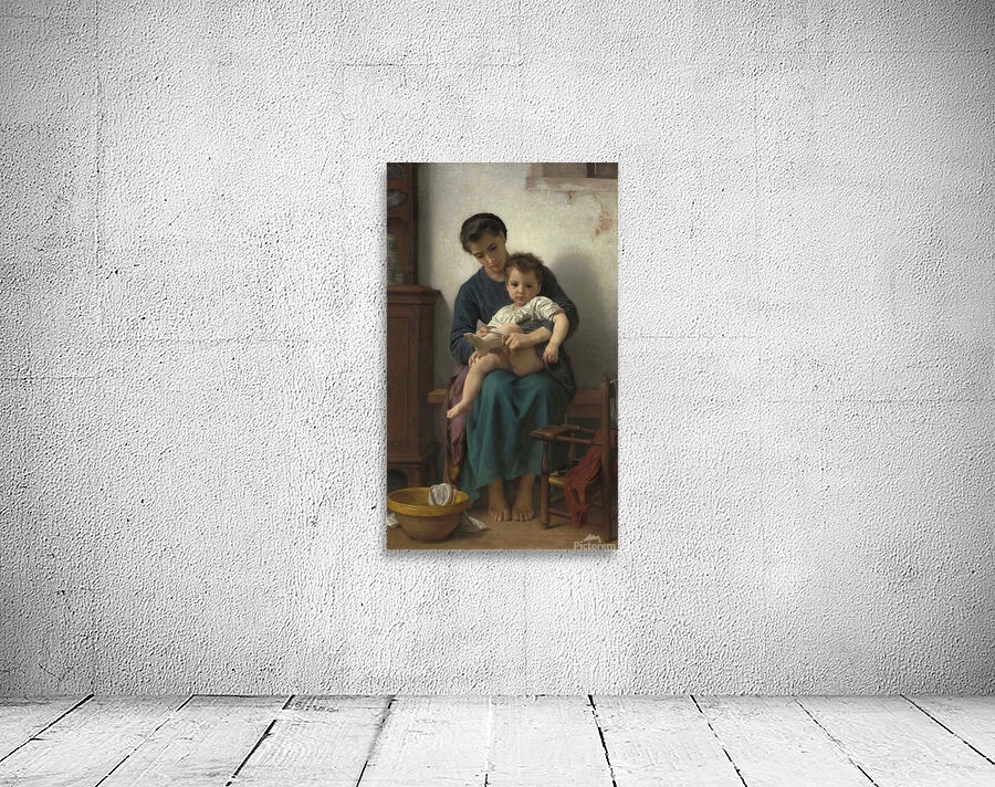 La grande soeur [1877] by William Bouguereau [1825–1905] Wall Preview