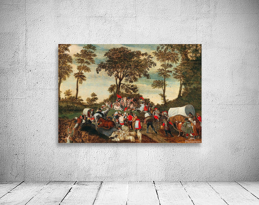 An Allegory of the Mystery of human life by Marten van Cleve [1527–1581] Wall Preview