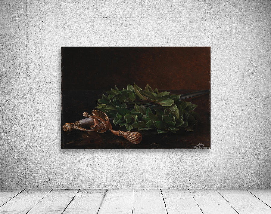 En Kårde Med Laurbærkrans [1848] by Johan Laurentz Jensen [1800–1856] Wall Preview