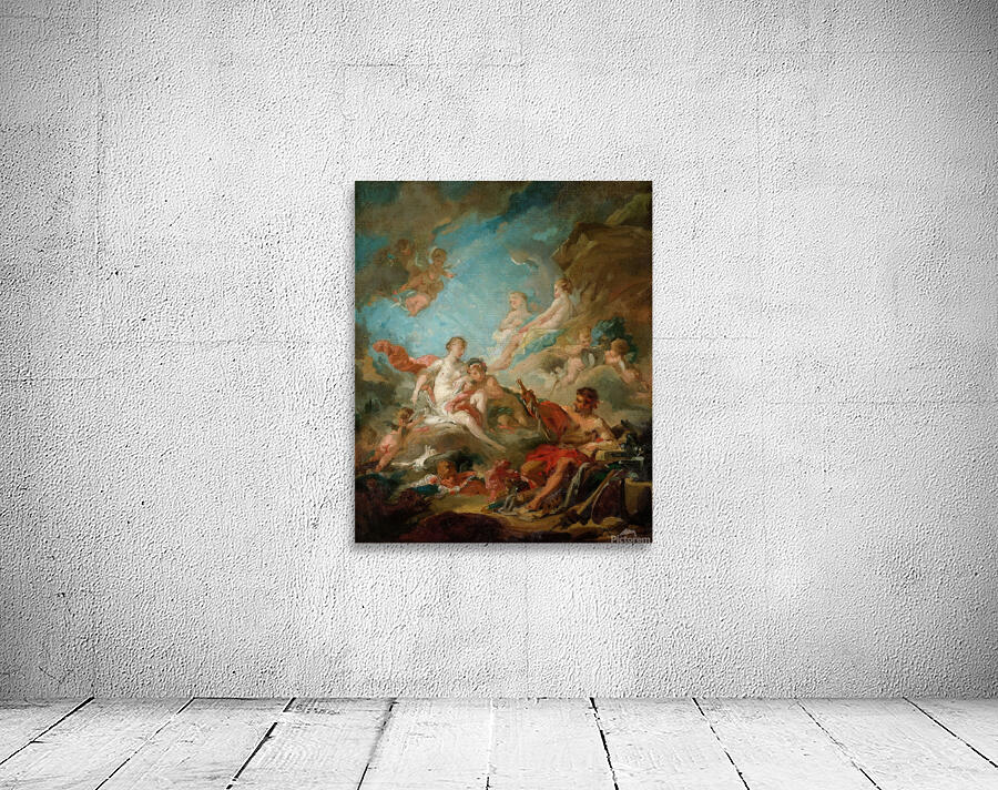 Venus in The Workshop Of vulcan [1757] by François Boucher [1703–1770] Wall Preview