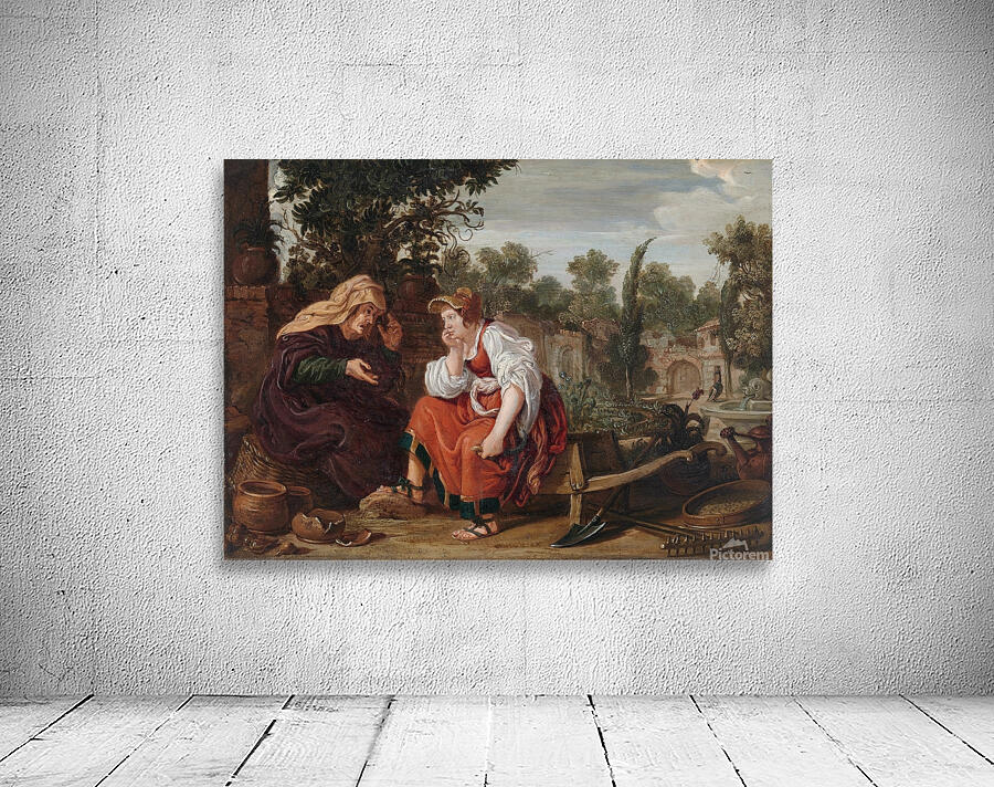 Vertumnus and Pomona [1617] by Jan Tengnagel [1584–1635] Wall Preview