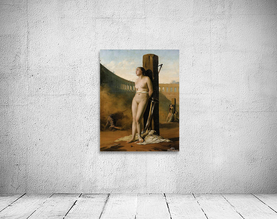 Blandina In The Amphitheater Of Lyon by Jules–Antoine Duvaux [1818–1884] Wall Preview