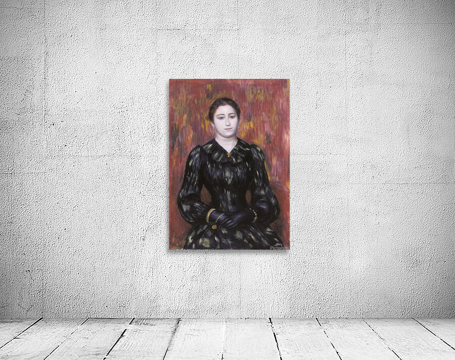 Portrait of Mme. Paulin by Pierre–Auguste Renoir [1841–1919] Wall Preview