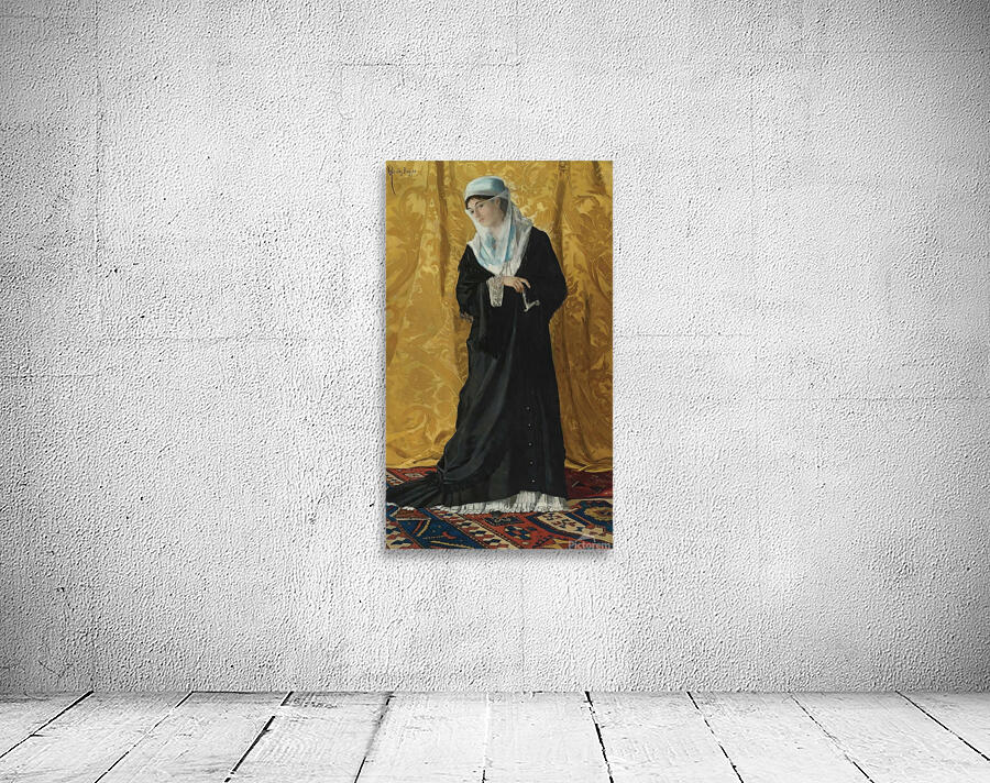 A Lady Of Constantinople [1881] by Osman Hamdi Bey [1842–1910] Wall Preview