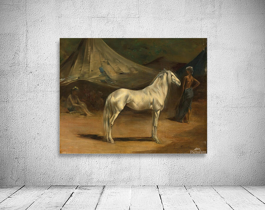 Le Campement Arabe by Eugène Fromentin [1820–1876] Wall Preview