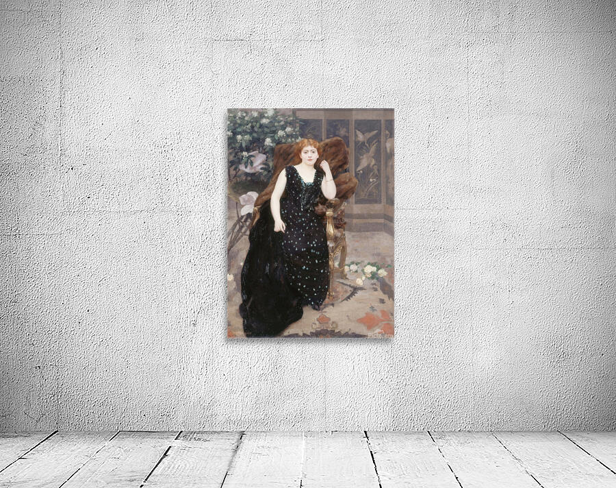 Portrait de Jane Hading [1890] by Alfred Philippe Roll [1846–1919] Wall Preview