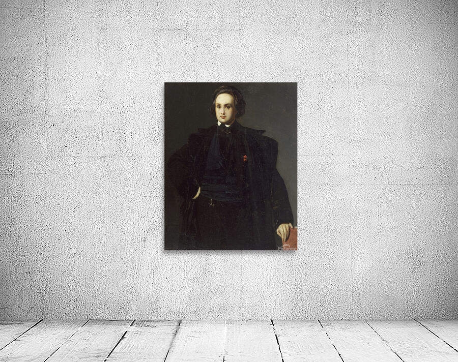 Victor Hugo [1839] by Louis Candide Boulanger [1806–1867] Wall Preview