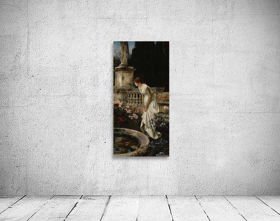 The Koi Pond [1883] by Eduard Niczky [1850–1919] Wall Preview