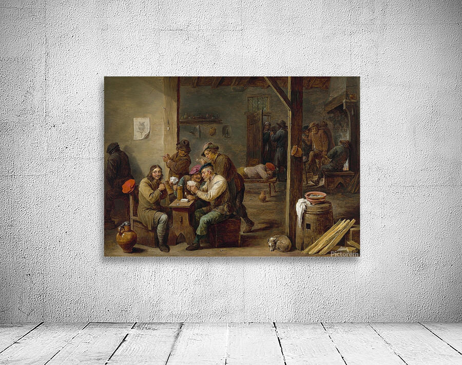 Tavern Scene [1658] by David Teniers The Younger [1610–1690] Wall Preview