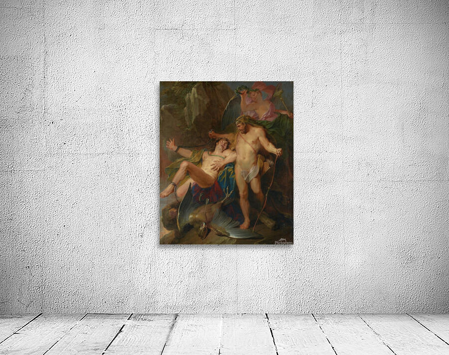 Hercules Freeing Prometheus [1703] by Nicolas Bertin [1668–1736] Wall Preview