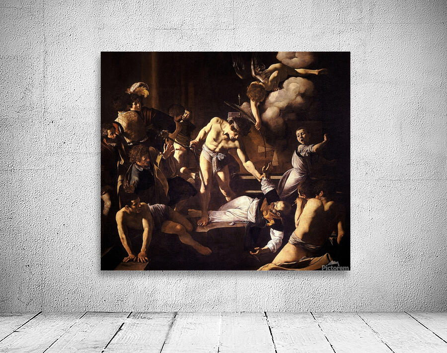 The Martyrdom of Saint Matthew [circa 1599–1600] by Caravaggio [1571–1610] Wall Preview