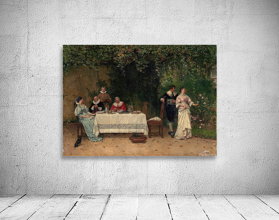 The Proposal [1878] by Adrien Moreau [1843–1906] Wall Preview