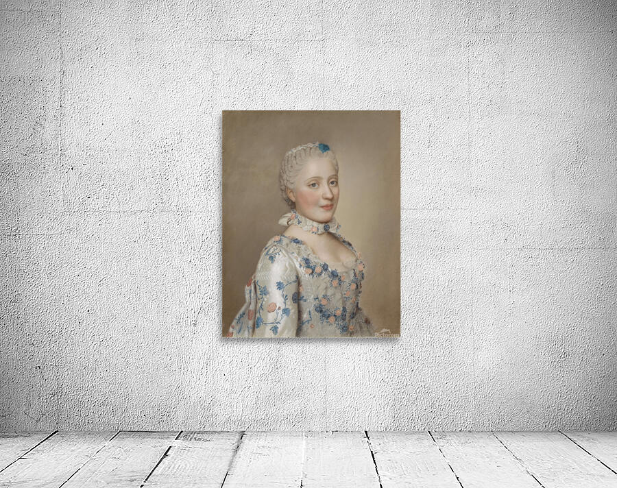 Maria Josepha of Saxony. Dauphine of France [1749] by Jean–Etienne Liotard [1702–1789] Wall Preview