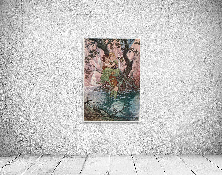 Curdie had again and again to carry her [1949] by Charles Folkard [1878–1963] Wall Preview