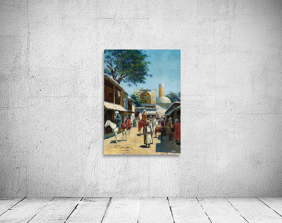 Samarkand Street Market by Richard Karlovich Zommer [1866–1939] Wall Preview