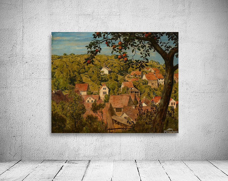 Blick auf Mamolsheim [1890] by Hans Thoma [1839–1924] Wall Preview