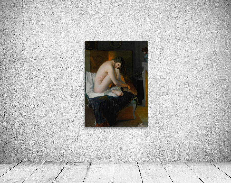 Before The Fire [1912] by Julius Leblanc Stewart [1855–1919] Wall Preview