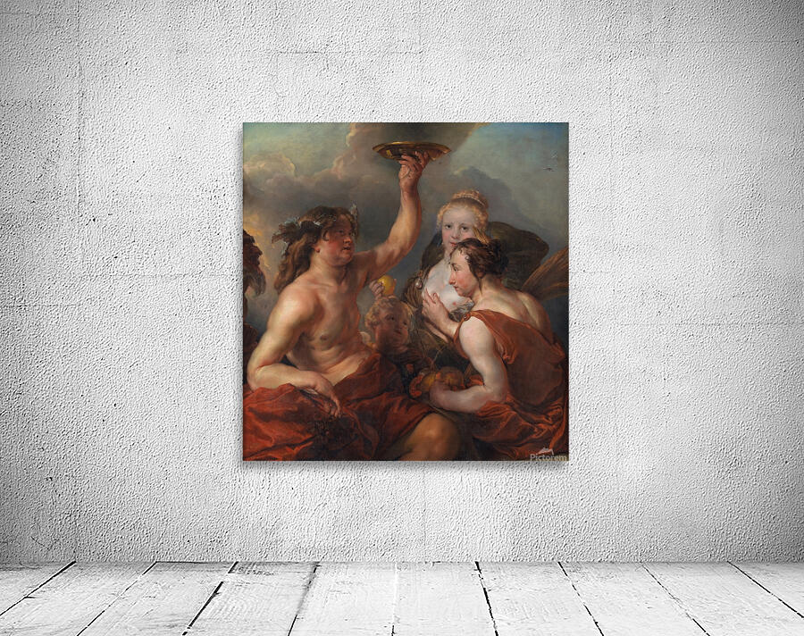 Bacchus. Ceres and Venus [1611–1655] by Cornelis Schut [1597–1655] Wall Preview