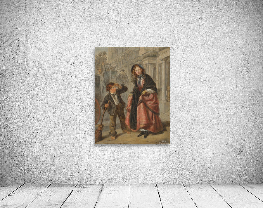 The crossing sweeper [1863] by William Powell Frith [1819–1909] Wall Preview