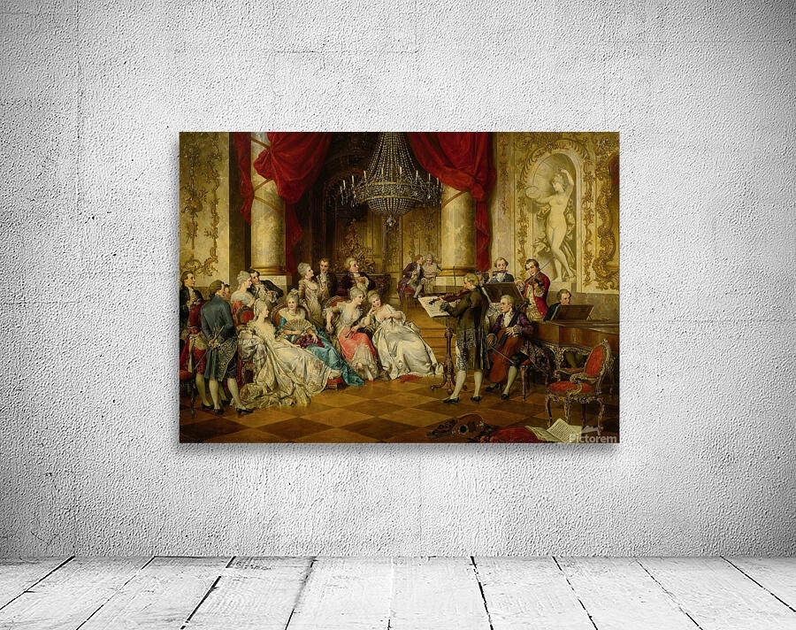 The Recital by Carl Schweninger. Jr [1854–1903] Wall Preview