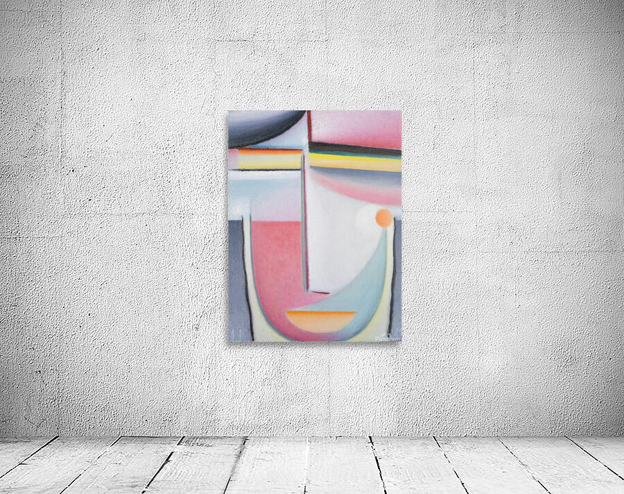 Abstract Head. Symphony in Pink [1929] by Alexej von Jawlensky [1864–1941] Wall Preview