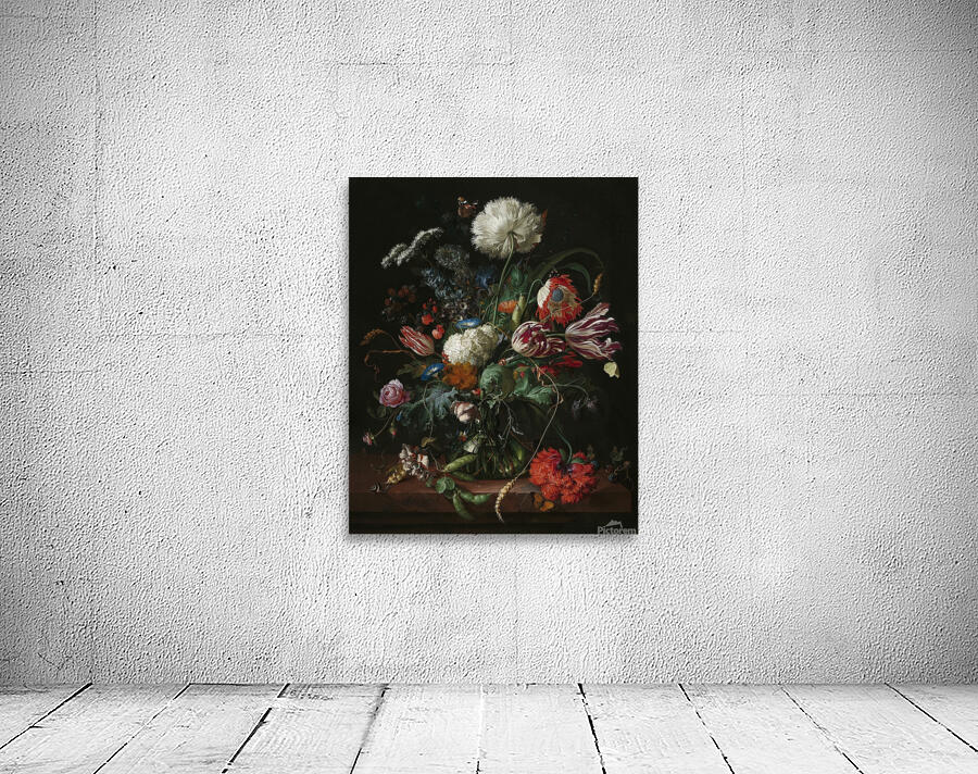 Vase of Flowers [c. 1660] by Jan Davidsz de Heem [1606–1684] Wall Preview