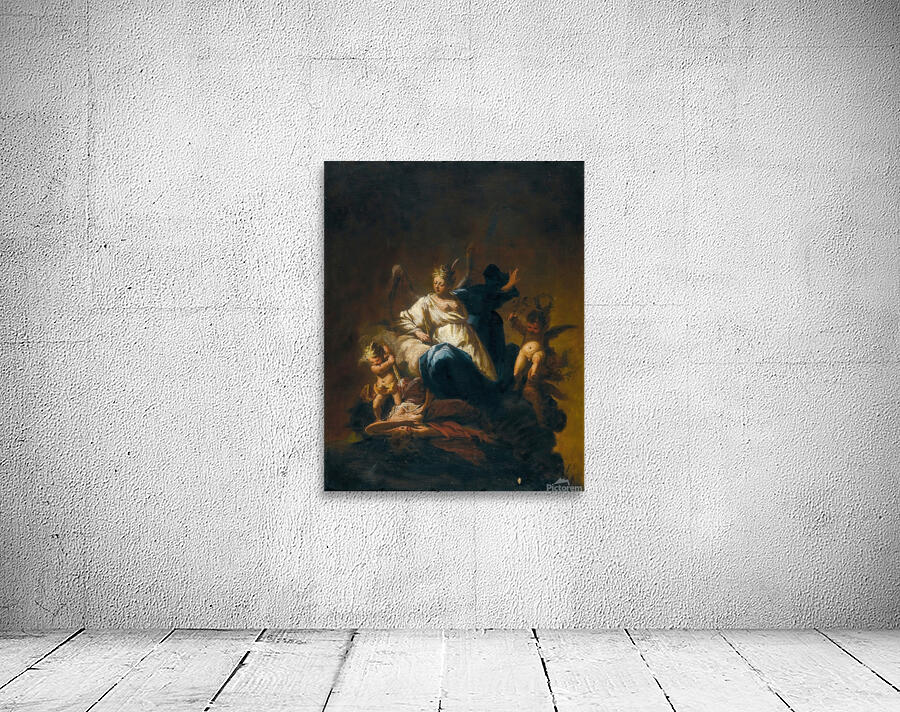 The victory of virtue over vice by Francesco Conti [1681–1760] Wall Preview