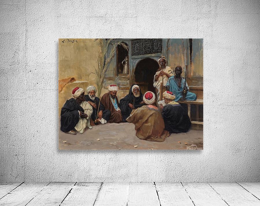 A Council Of Elders by Ludwig Deutsch [1855–1935] Wall Preview